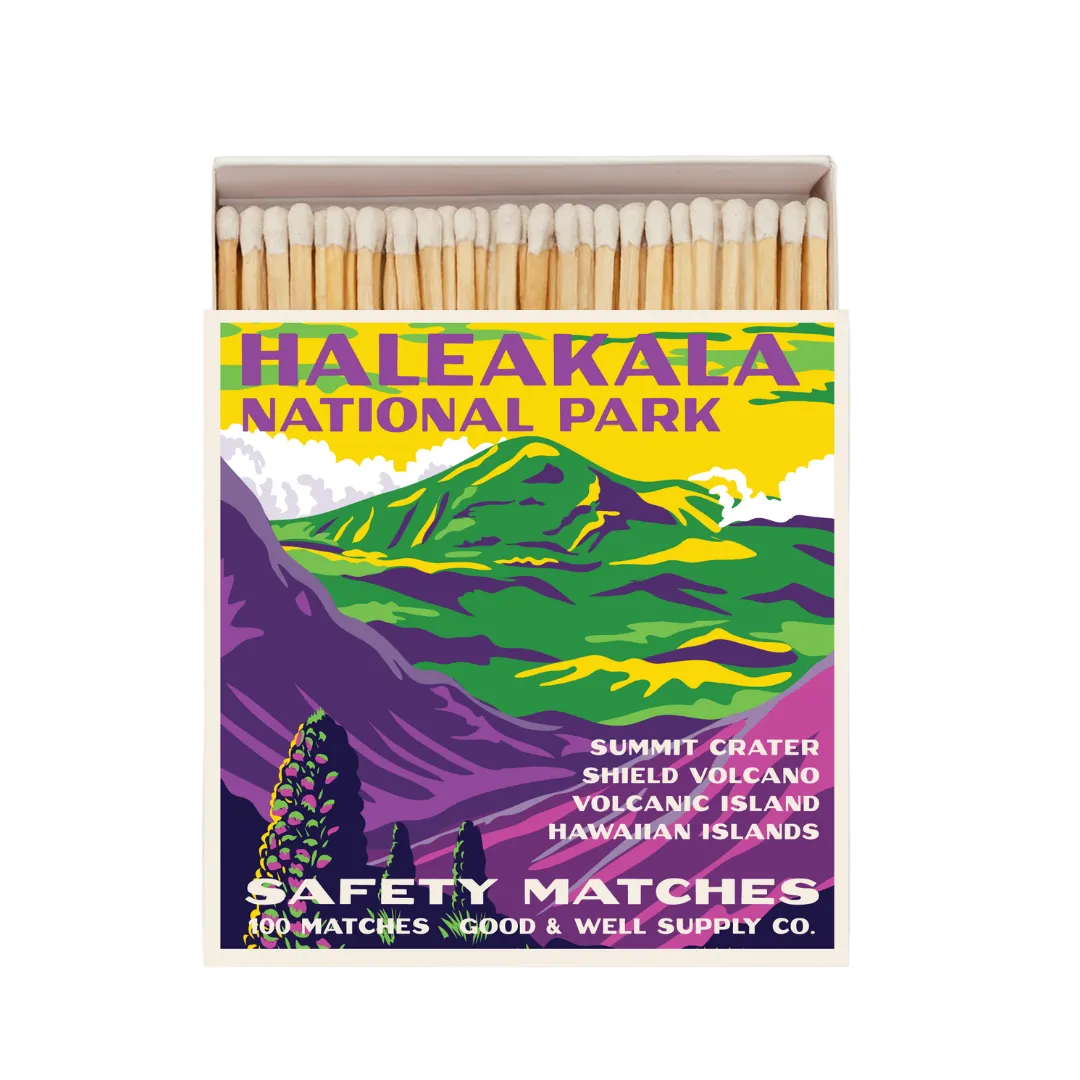 Haleakala Vintage National Park Cabin Matches