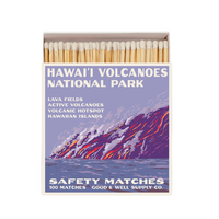 Hawai'i Volcanoes Vintage National Park Cabin Matches