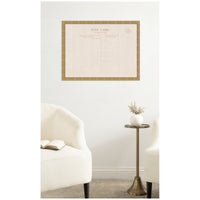 Framed Fabric Pinboard Linen Vintage Post Card Wall Organization