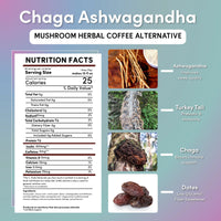 Chaga Ashwagandha Butterscotch Cream Mushroom Herbal Coffee