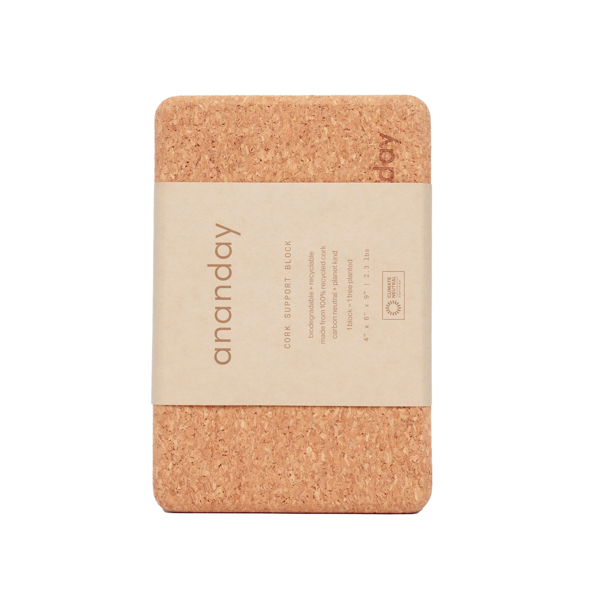 Cork Yoga Block