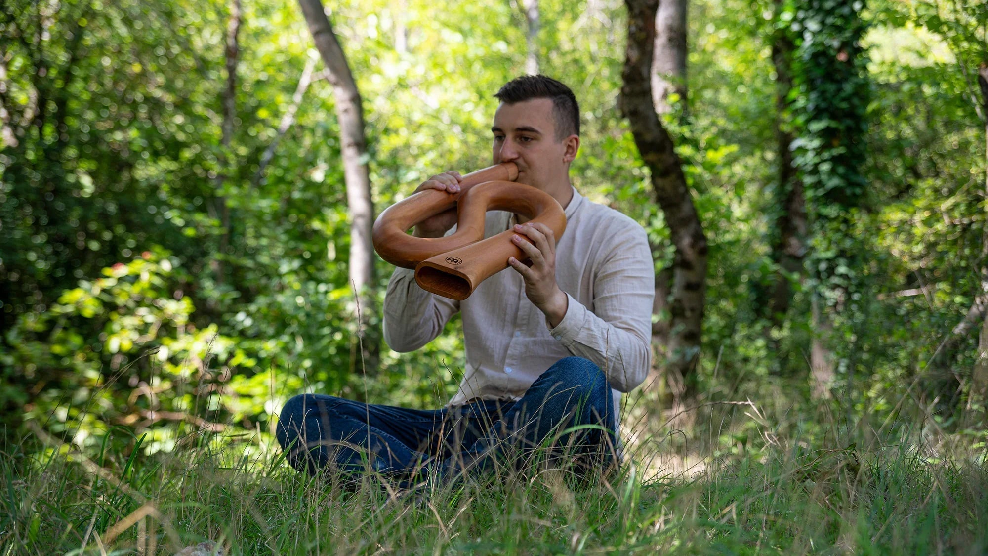 S-Shaped Pro Didgeridoo, Tuning C, Natural