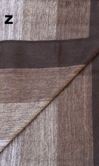 Alpaca Bed Blanket - Striped