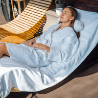 Luxury Organic Bathrobe & Slipper Set