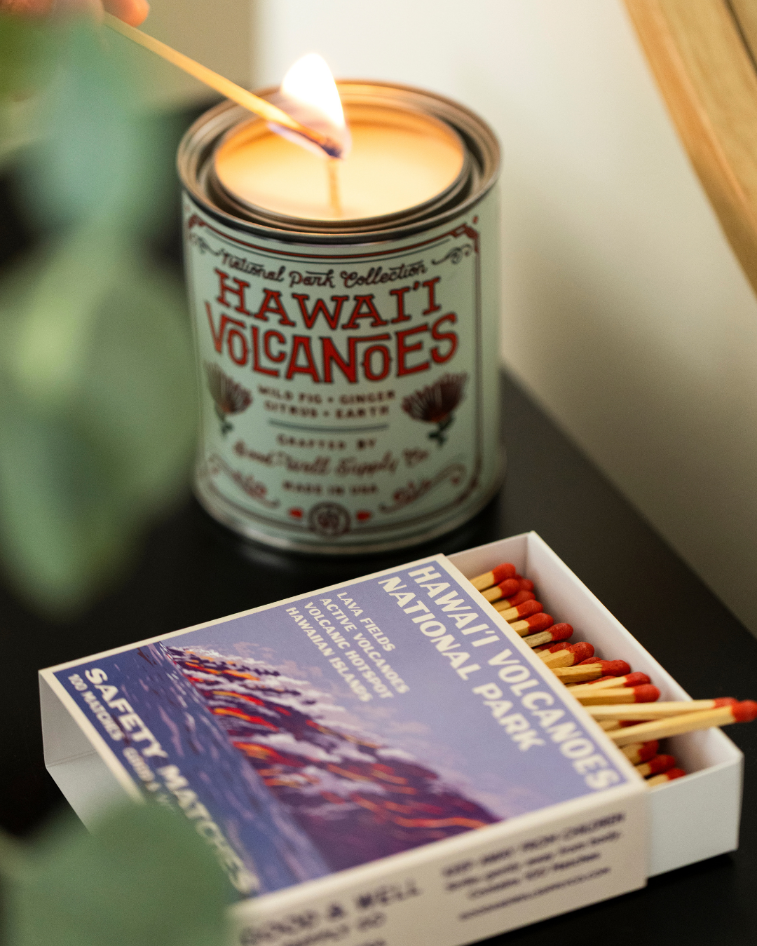 Hawai'i Volcanoes Vintage National Park Cabin Matches