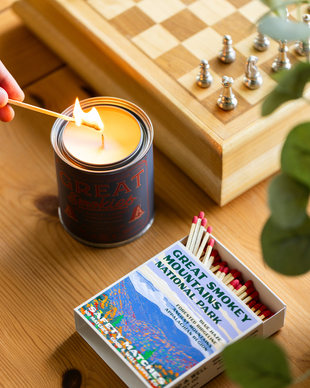 Great Smoky Mountains Vintage National Park Cabin Matches